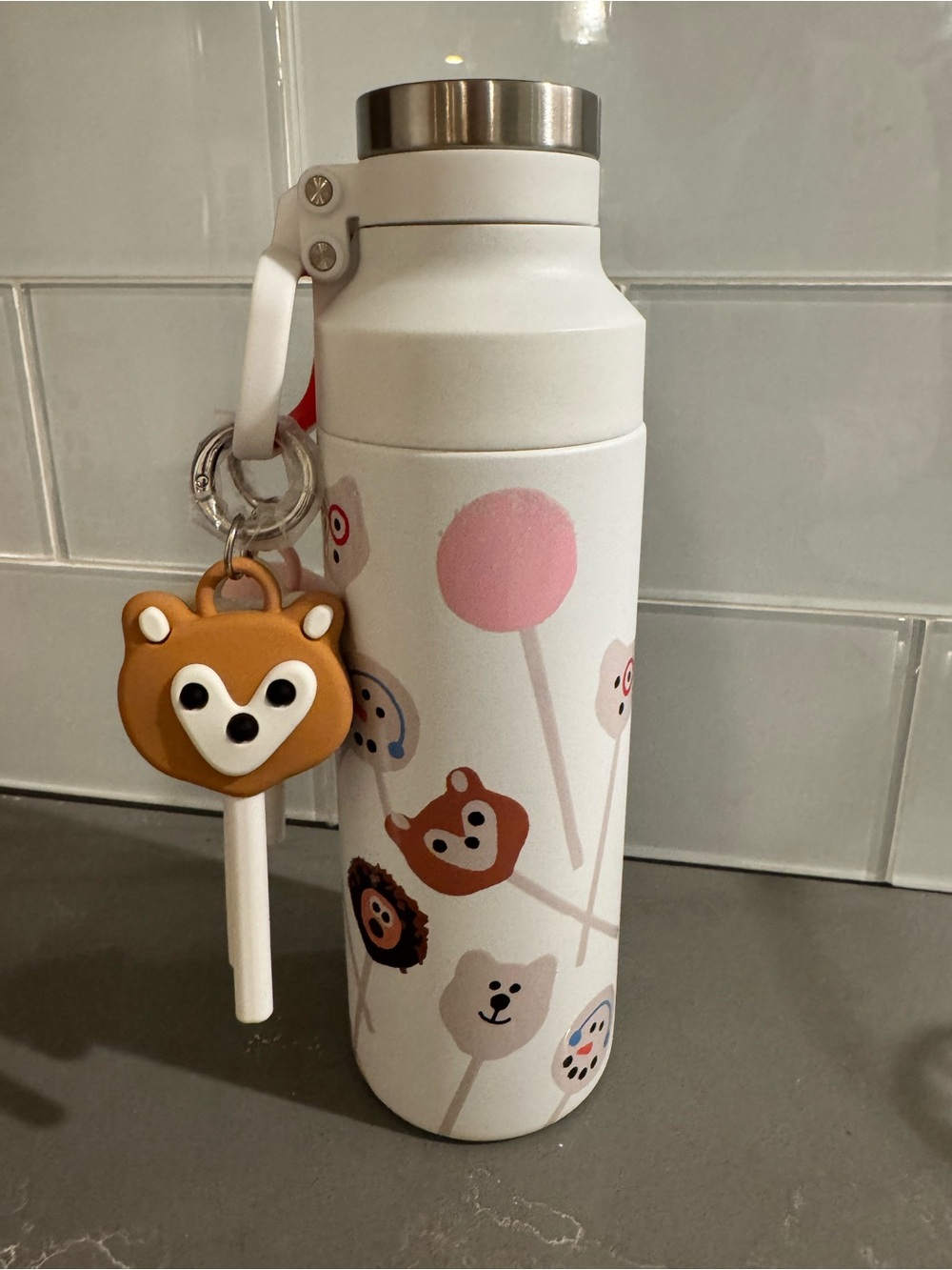 Target x Starbucks cake pop charm insulated water bottle